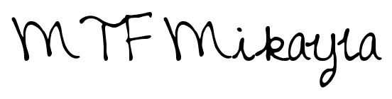 MTF Mikayla font